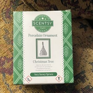 Scentsy Christmas Tree Porcelain Ornament - Green